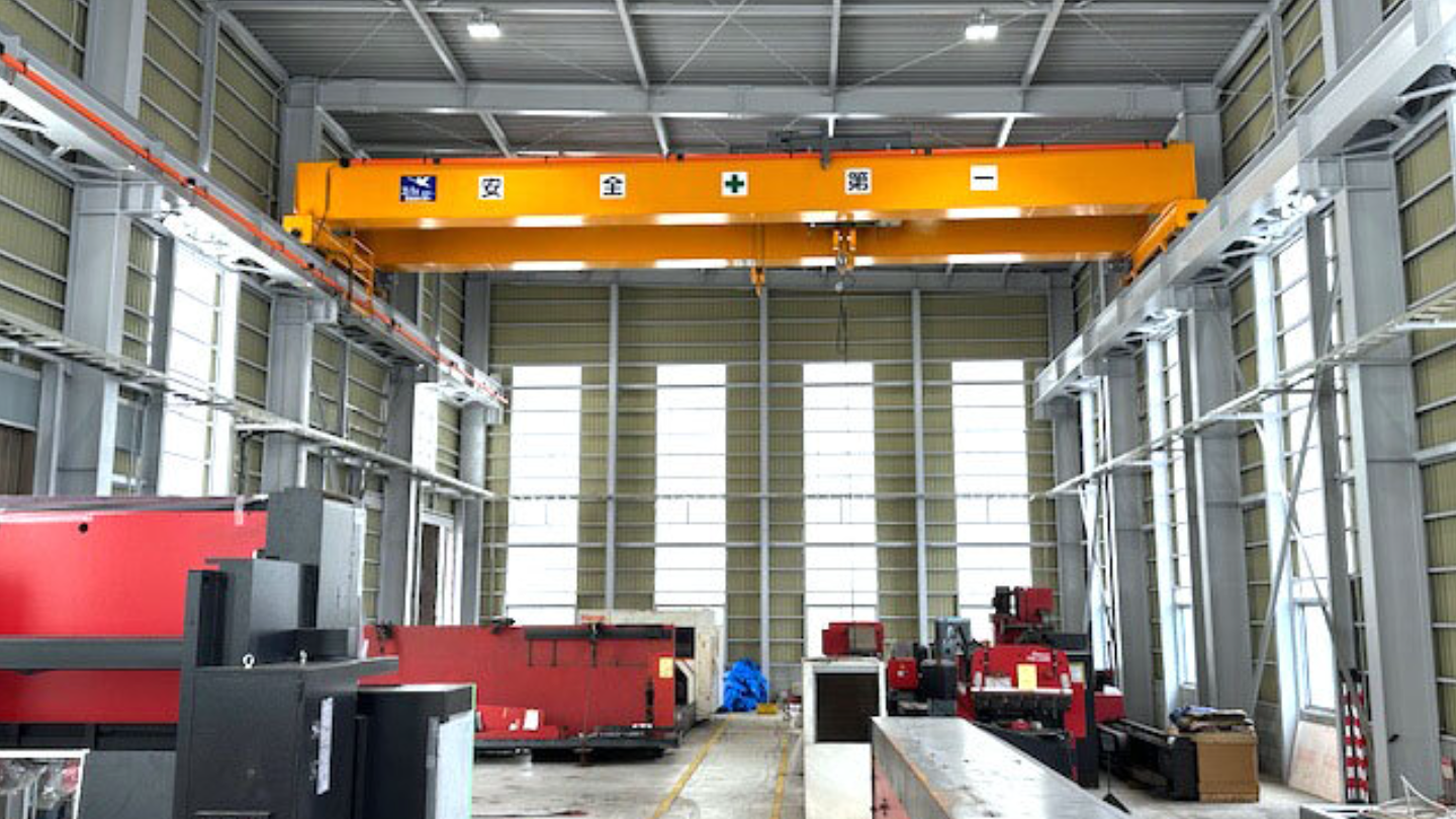 大型クレーン対応の次世代倉庫の拡充